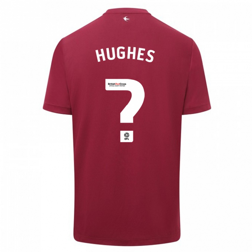 Niño Fútbol Camiseta Caleb Hughes #0 Rojo 2ª Equipación 2023/24