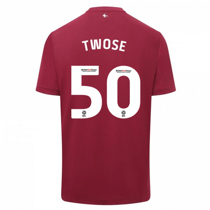 Niño Fútbol Camiseta Cody Twose #50 Rojo 2ª Equipación 2023/24