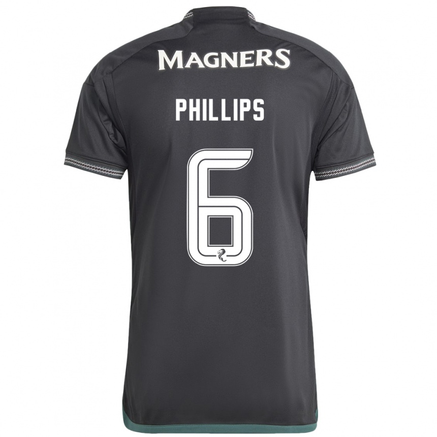 Niño Fútbol Camiseta Nathaniel Phillips #6 Negro 2ª Equipación 2023/24
