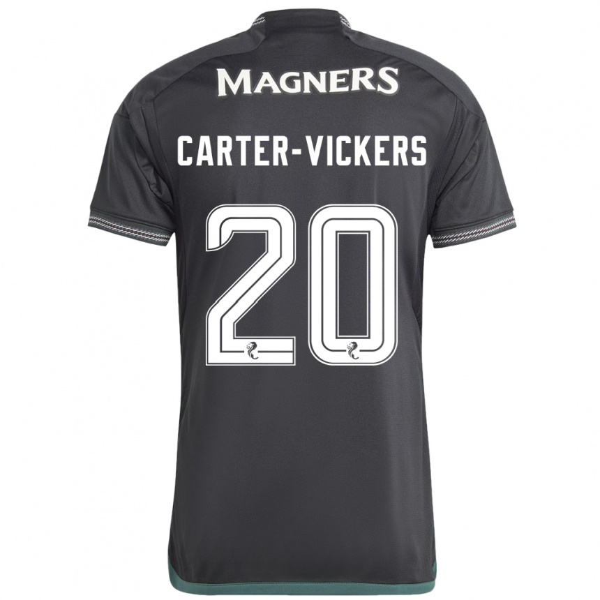 Niño Fútbol Camiseta Cameron Carter-Vickers #20 Negro 2ª Equipación 2023/24