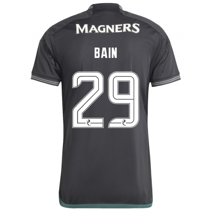 Niño Fútbol Camiseta Scott Bain #29 Negro 2ª Equipación 2023/24