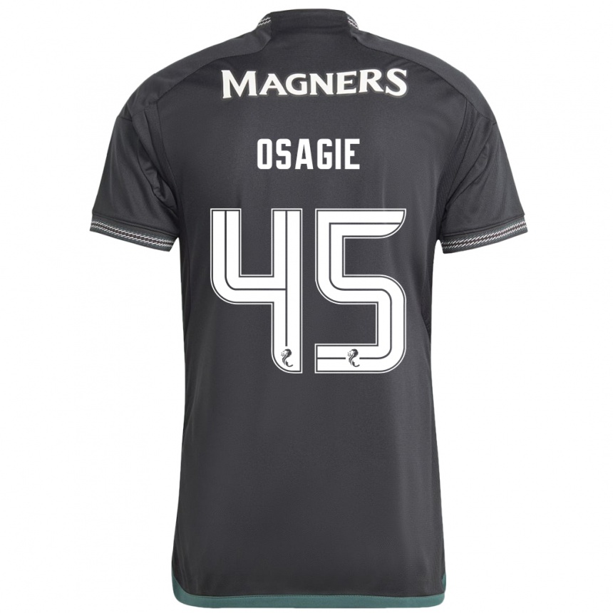 Niño Fútbol Camiseta Justin Osagie #45 Negro 2ª Equipación 2023/24