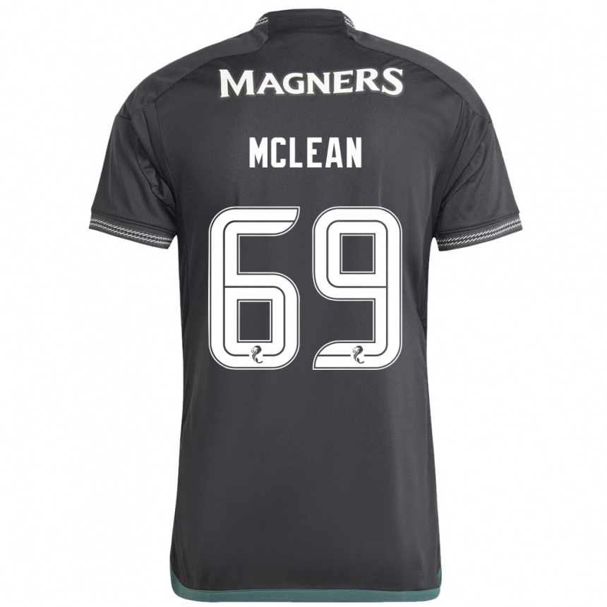 Niño Fútbol Camiseta Kai Mclean #69 Negro 2ª Equipación 2023/24