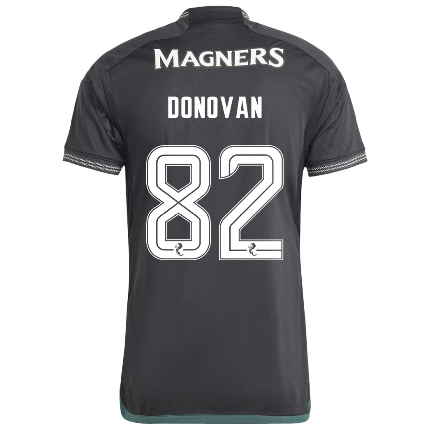 Niño Fútbol Camiseta Colby Donovan #82 Negro 2ª Equipación 2023/24