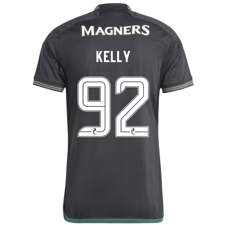 Niño Fútbol Camiseta Daniel Kelly #92 Negro 2ª Equipación 2023/24