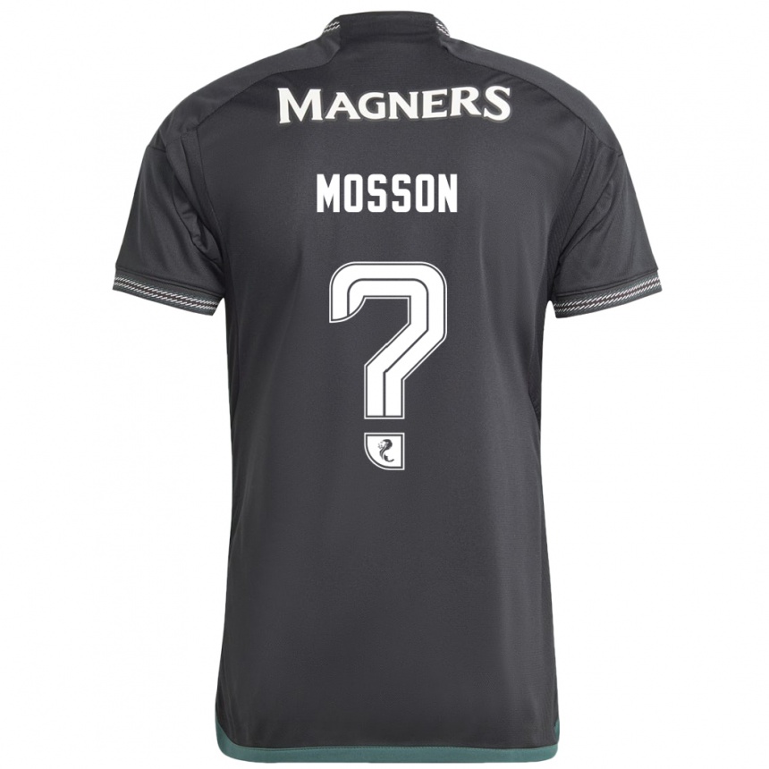 Niño Fútbol Camiseta Louis Mosson #0 Negro 2ª Equipación 2023/24