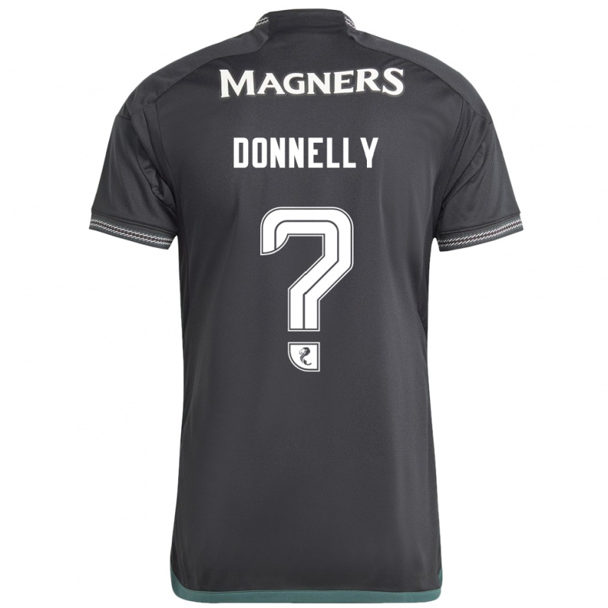 Niño Fútbol Camiseta Jacob Donnelly #0 Negro 2ª Equipación 2023/24