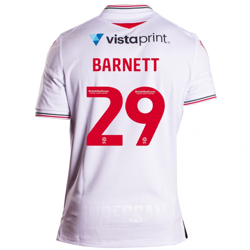 Niño Fútbol Camiseta Ryan Barnett #29 Blanco 2ª Equipación 2023/24