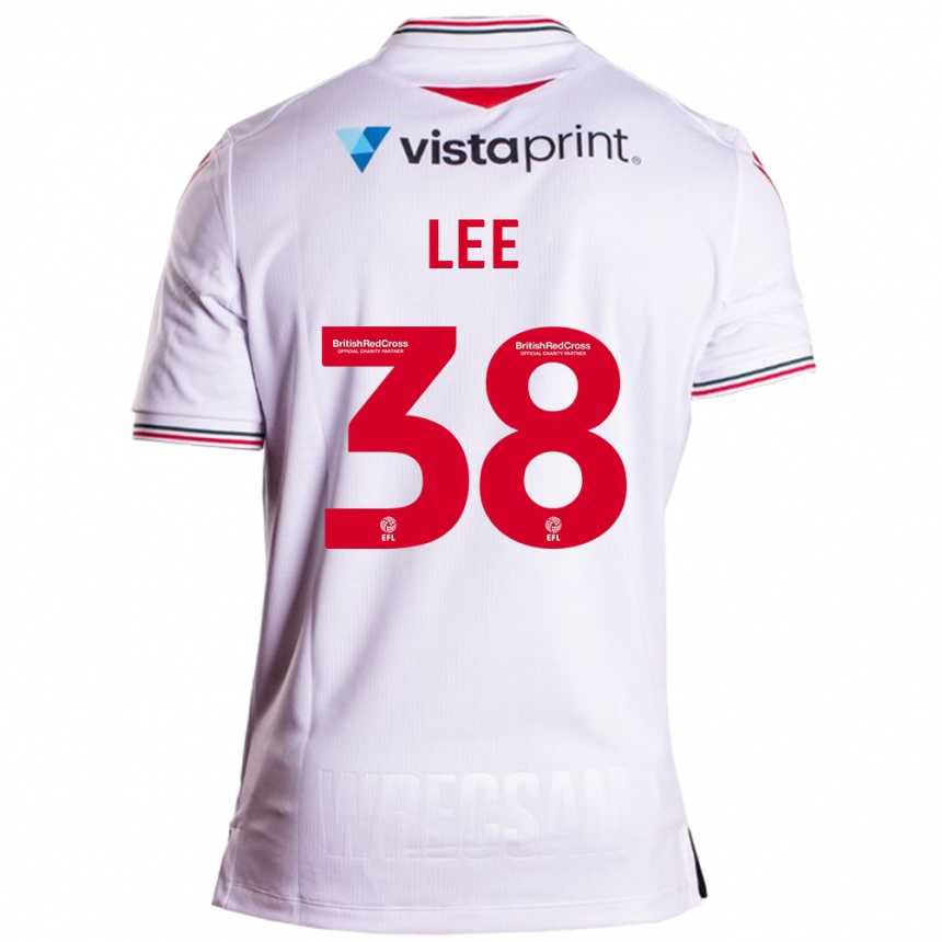 Niño Fútbol Camiseta Elliot Lee #38 Blanco 2ª Equipación 2023/24