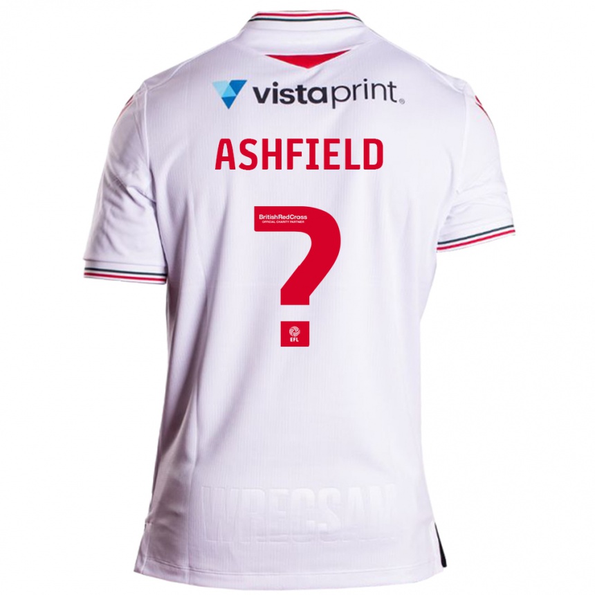 Niño Fútbol Camiseta Harry Ashfield #0 Blanco 2ª Equipación 2023/24