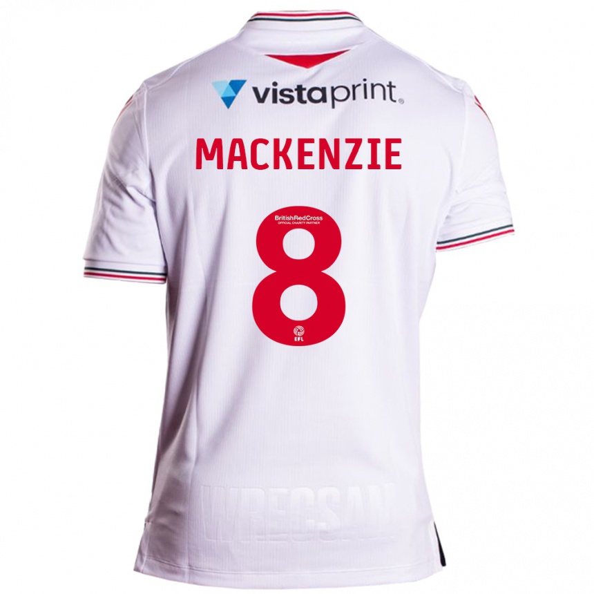 Niño Fútbol Camiseta Libby Mackenzie #8 Blanco 2ª Equipación 2023/24