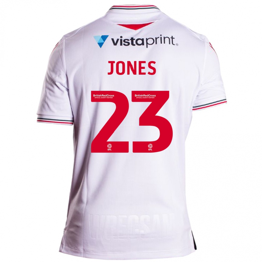 Niño Fútbol Camiseta Ruby Jones #23 Blanco 2ª Equipación 2023/24