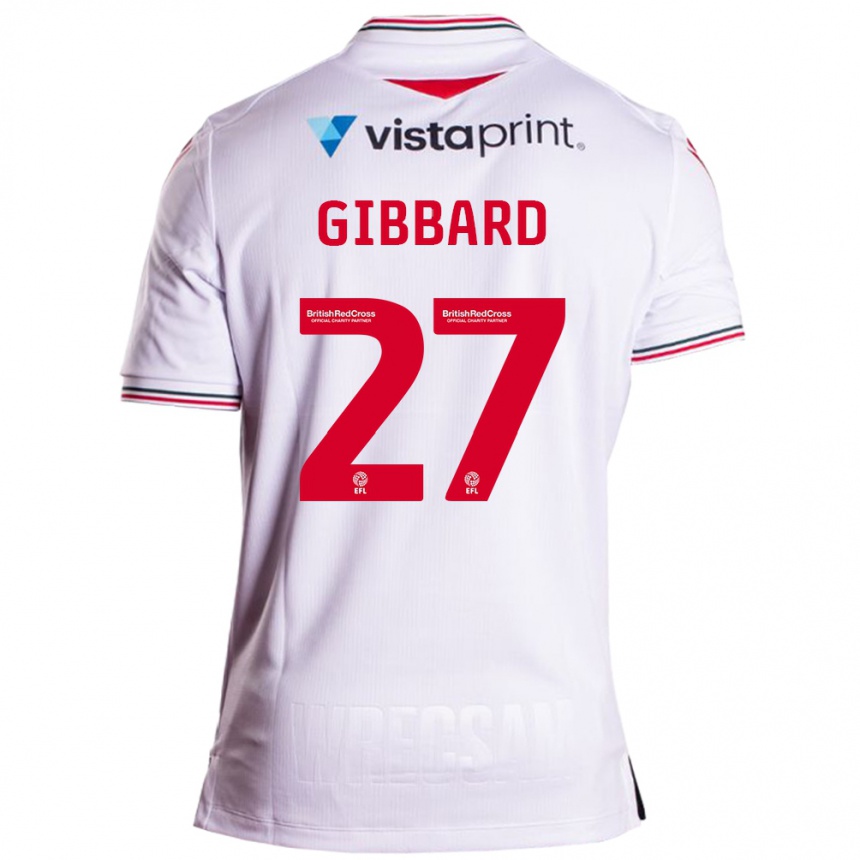 Niño Fútbol Camiseta Mari Gibbard #27 Blanco 2ª Equipación 2023/24