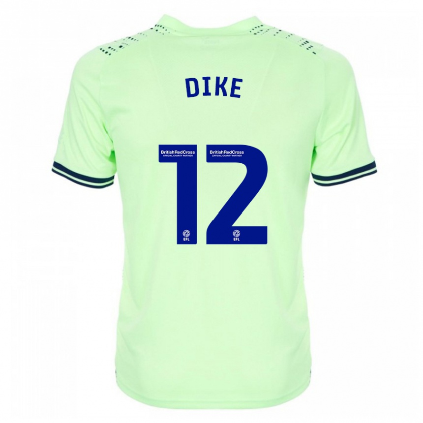 Niño Fútbol Camiseta Daryl Dike #12 Armada 2ª Equipación 2023/24