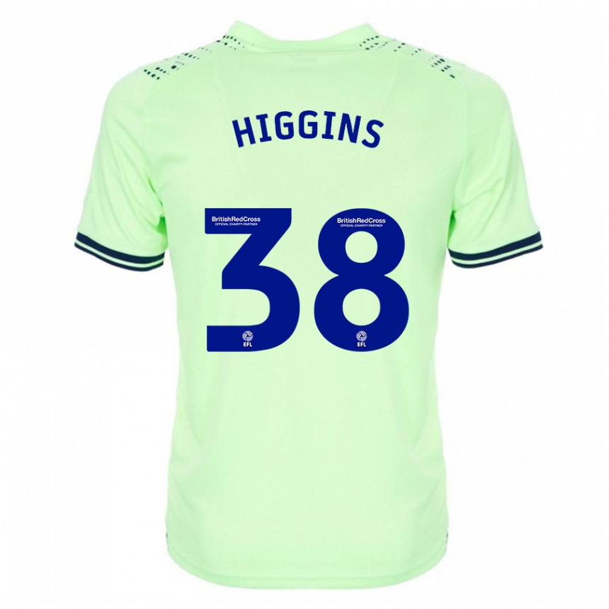 Niño Fútbol Camiseta Akeel Higgins #38 Armada 2ª Equipación 2023/24