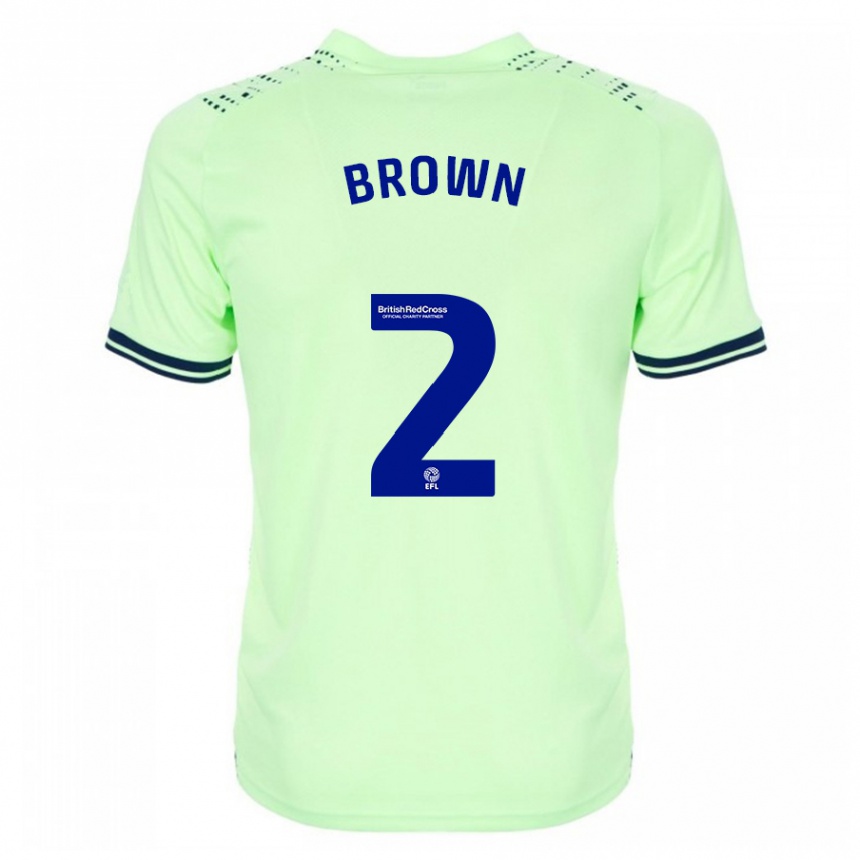 Niño Fútbol Camiseta Ashlee Brown #2 Armada 2ª Equipación 2023/24