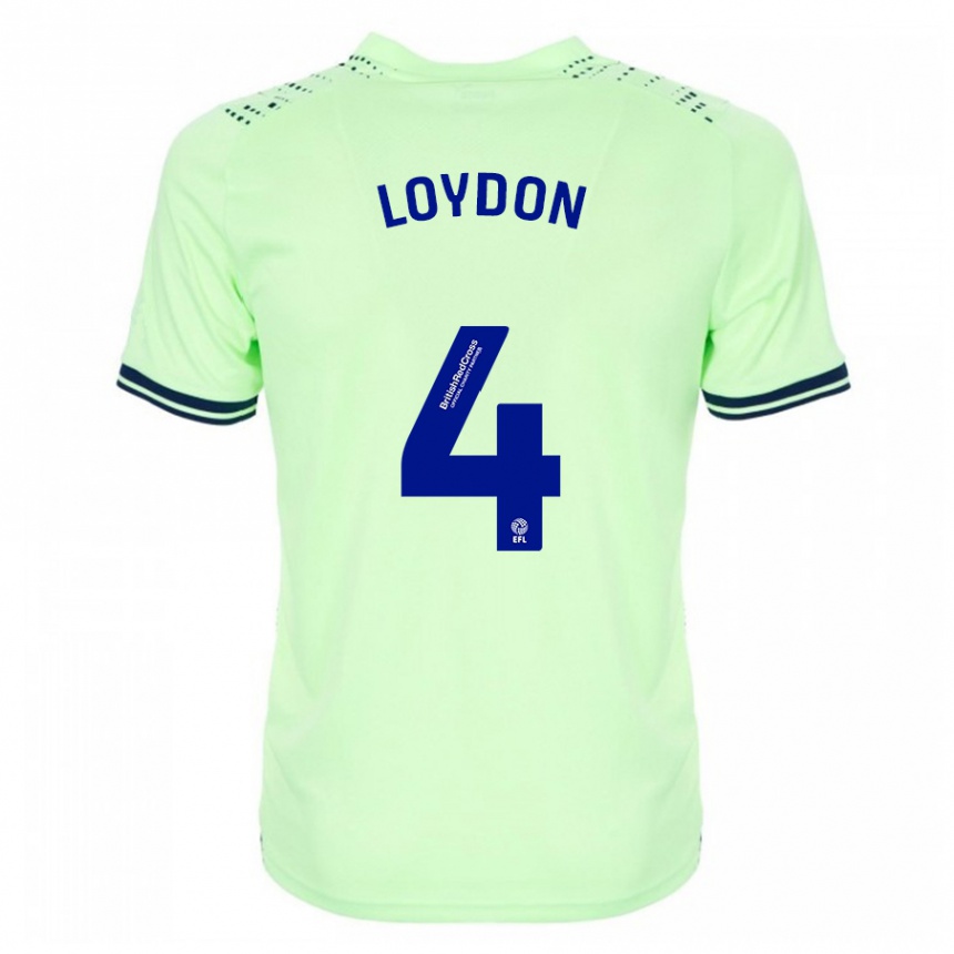 Niño Fútbol Camiseta Abi Loydon #4 Armada 2ª Equipación 2023/24