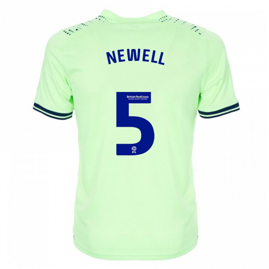Niño Fútbol Camiseta Lucy Newell #5 Armada 2ª Equipación 2023/24