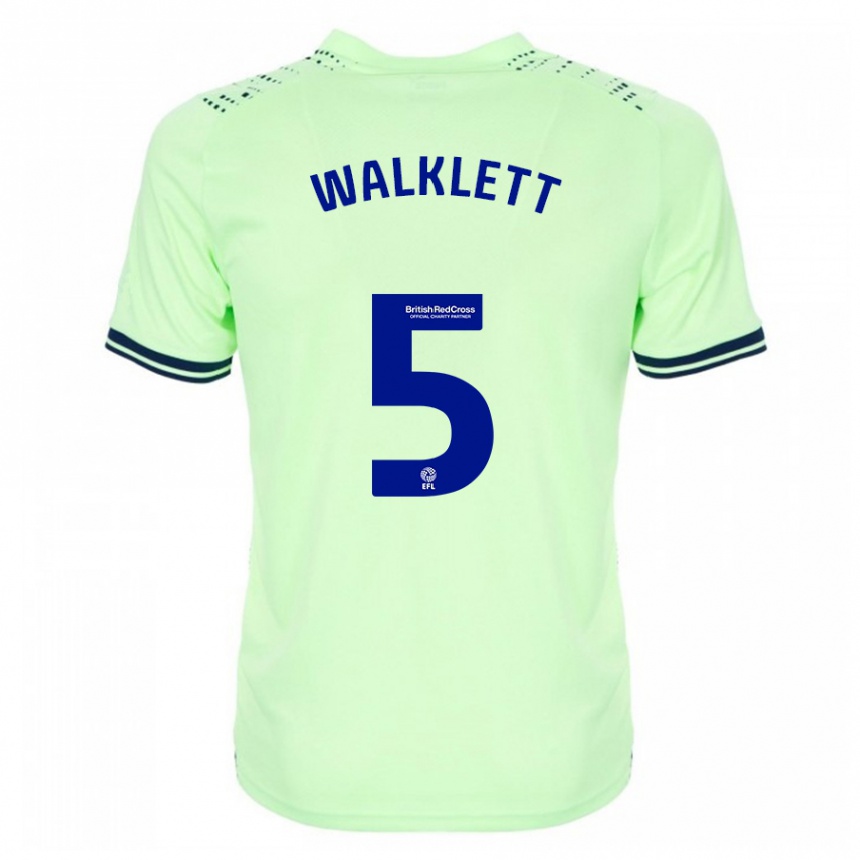 Niño Fútbol Camiseta Kerry Walklett #5 Armada 2ª Equipación 2023/24