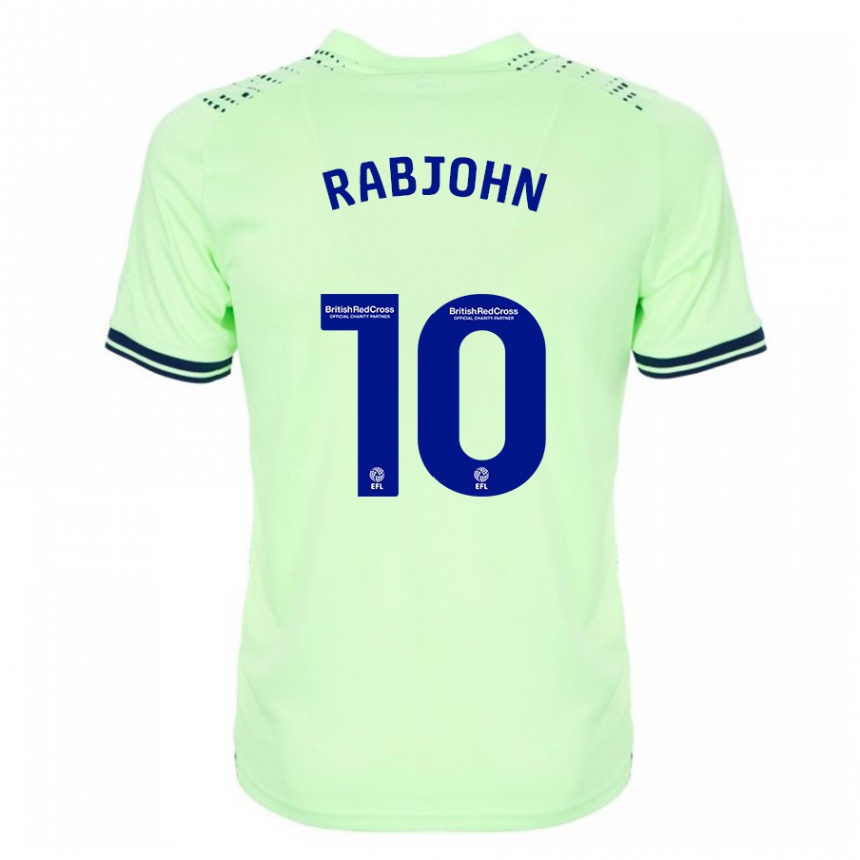 Niño Fútbol Camiseta Olivia Rabjohn #10 Armada 2ª Equipación 2023/24