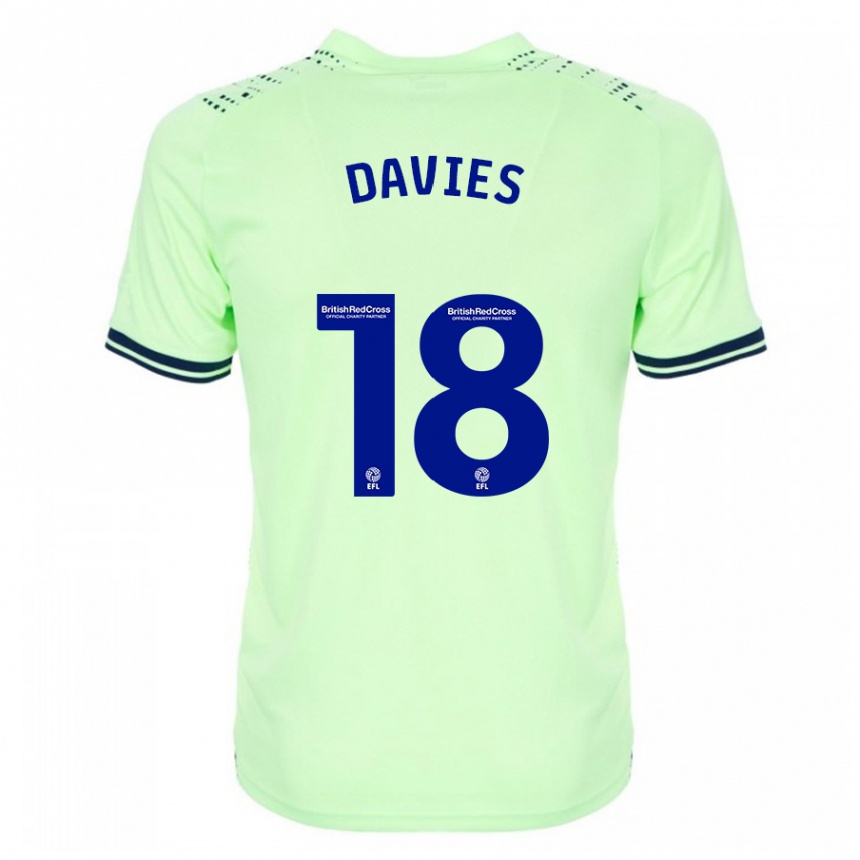 Niño Fútbol Camiseta Jessica Davies #18 Armada 2ª Equipación 2023/24