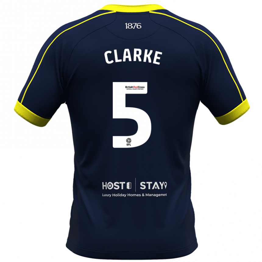 Niño Fútbol Camiseta Matt Clarke #5 Armada 2ª Equipación 2023/24