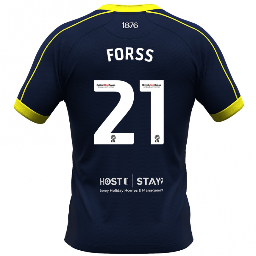 Niño Fútbol Camiseta Marcus Forss #21 Armada 2ª Equipación 2023/24