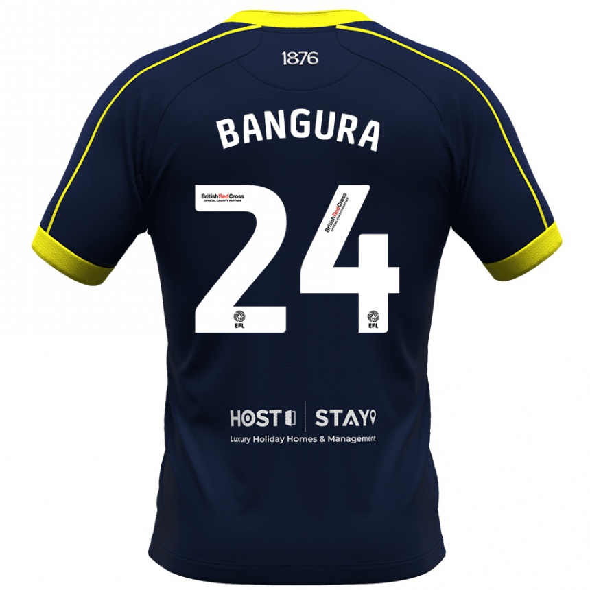 Niño Fútbol Camiseta Alex Bangura #24 Armada 2ª Equipación 2023/24