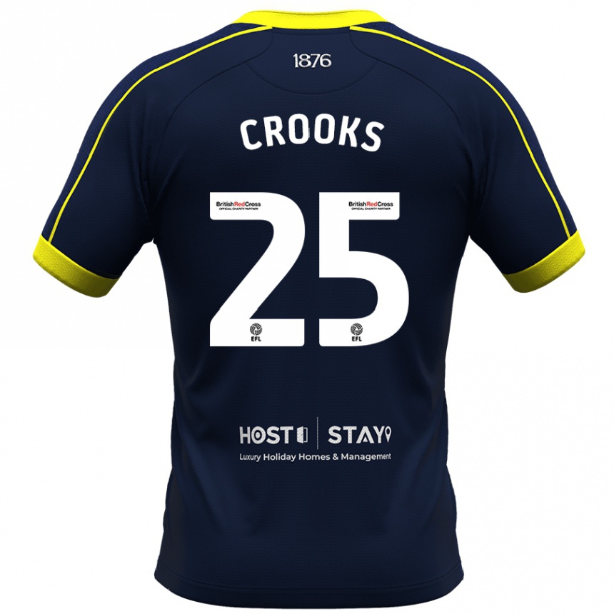 Niño Fútbol Camiseta Matt Crooks #25 Armada 2ª Equipación 2023/24