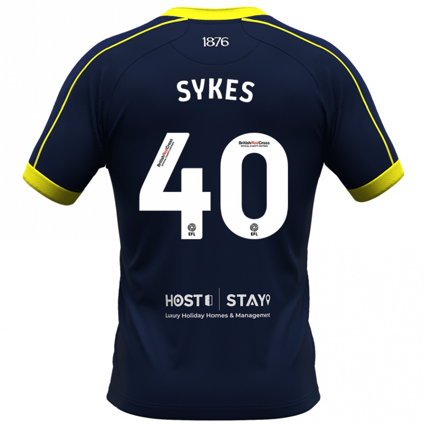 Niño Fútbol Camiseta Cain Sykes #40 Armada 2ª Equipación 2023/24