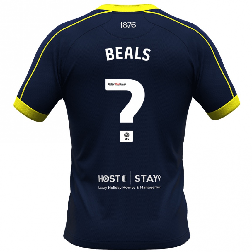 Niño Fútbol Camiseta Ben Beals #0 Armada 2ª Equipación 2023/24