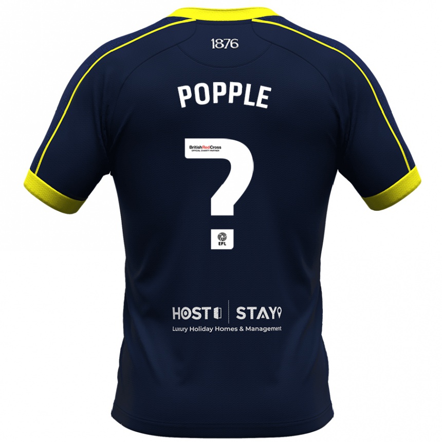 Niño Fútbol Camiseta Henry Popple #0 Armada 2ª Equipación 2023/24