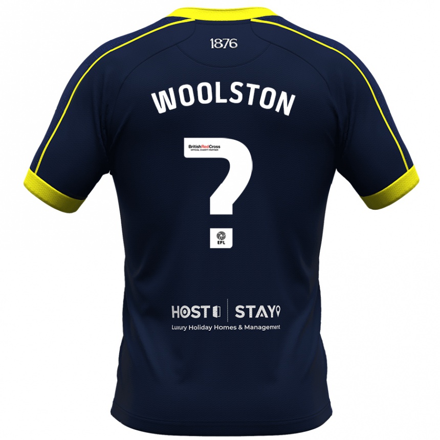 Niño Fútbol Camiseta Luke Woolston #0 Armada 2ª Equipación 2023/24