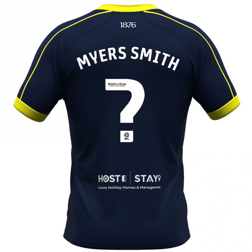 Niño Fútbol Camiseta Alfie Myers-Smith #0 Armada 2ª Equipación 2023/24