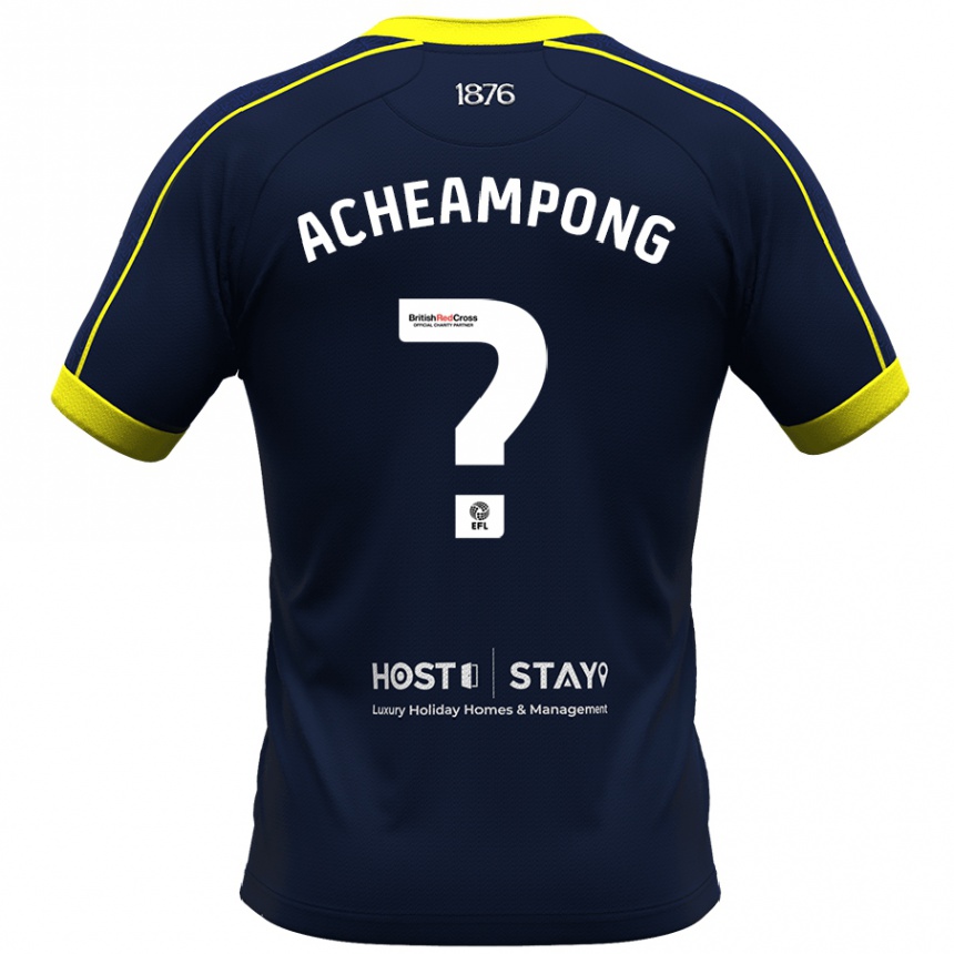 Niño Fútbol Camiseta Prince Acheampong #0 Armada 2ª Equipación 2023/24