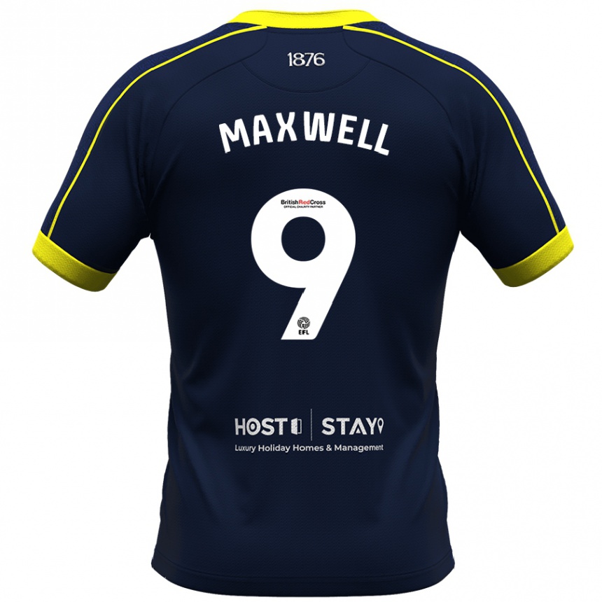 Niño Fútbol Camiseta Armani Maxwell #9 Armada 2ª Equipación 2023/24