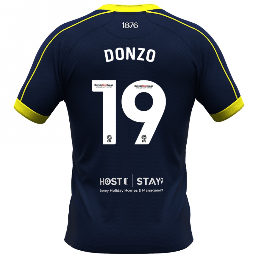 Niño Fútbol Camiseta Jolie Donzo #19 Armada 2ª Equipación 2023/24