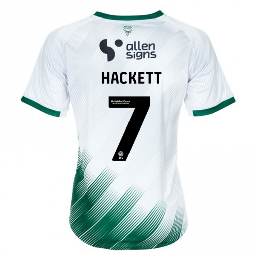 Niño Fútbol Camiseta Reeco Hackett #7 Blanco 2ª Equipación 2023/24