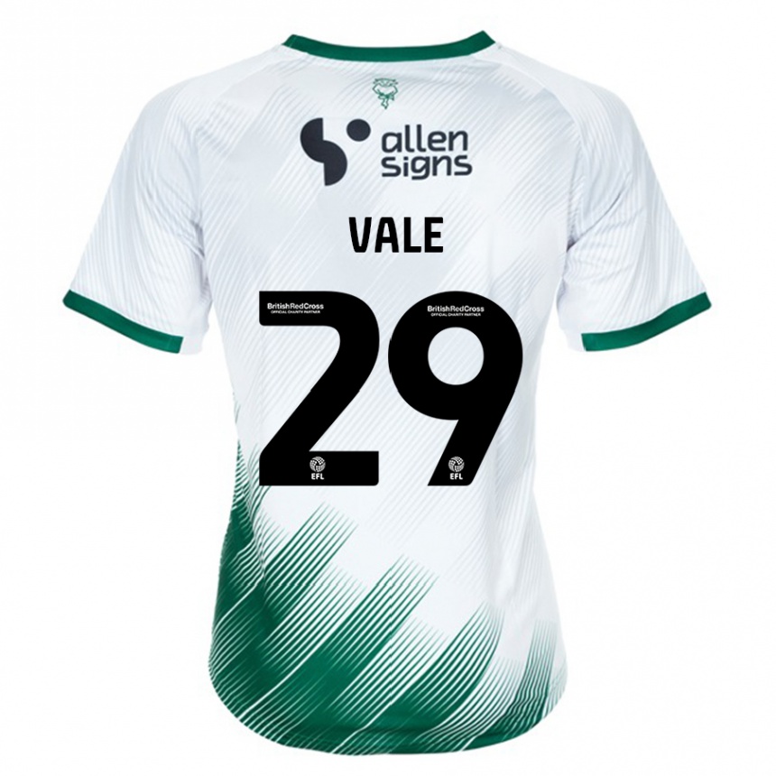 Niño Fútbol Camiseta Jack Vale #29 Blanco 2ª Equipación 2023/24