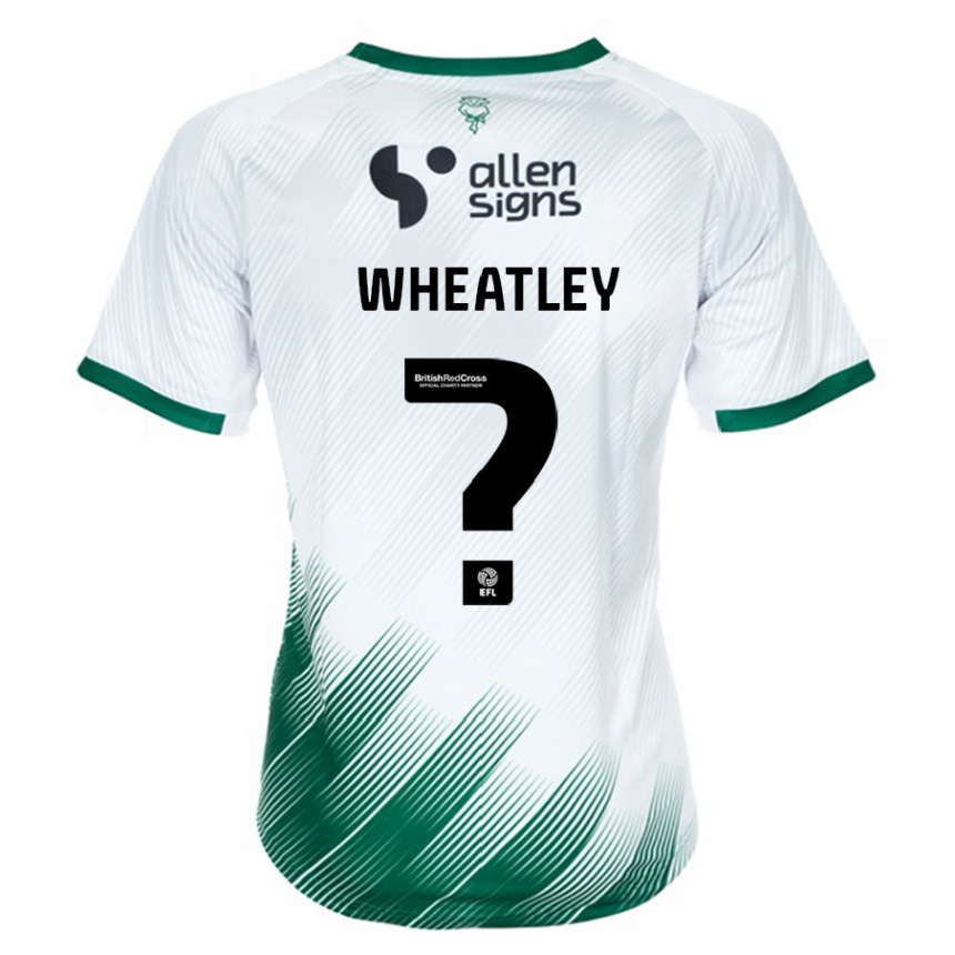 Niño Fútbol Camiseta Kyrell Wheatley #0 Blanco 2ª Equipación 2023/24