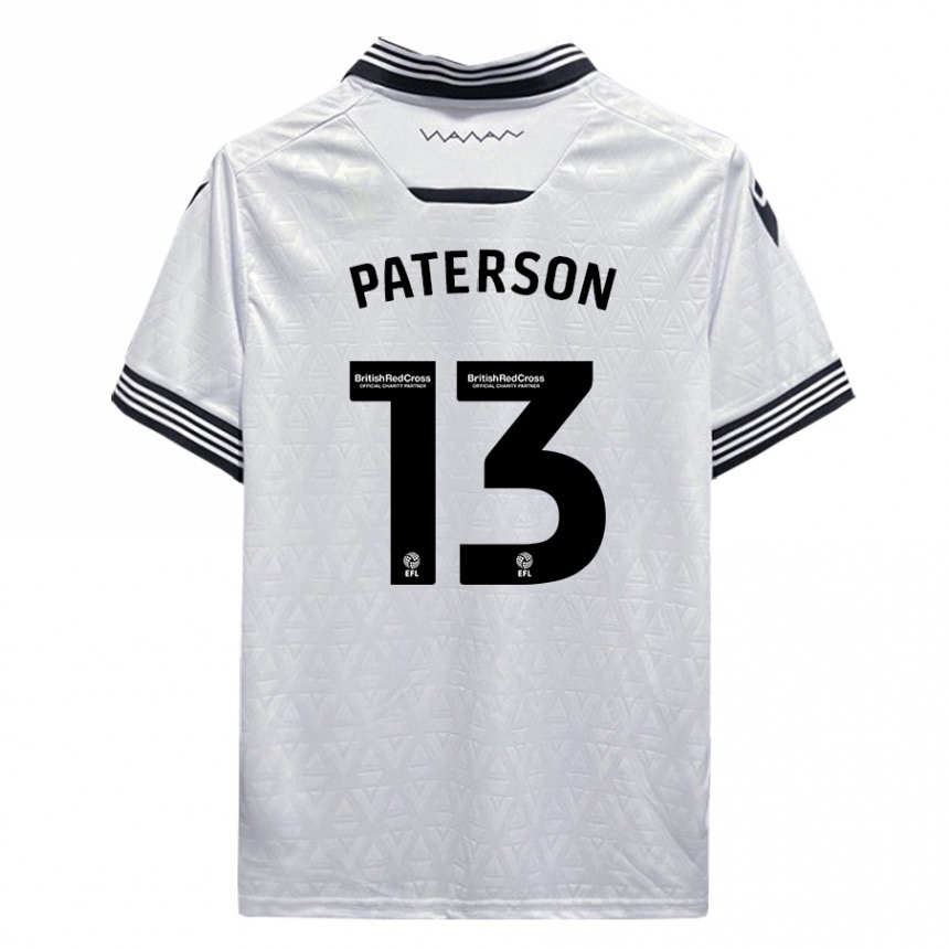 Niño Fútbol Camiseta Callum Paterson #13 Blanco 2ª Equipación 2023/24