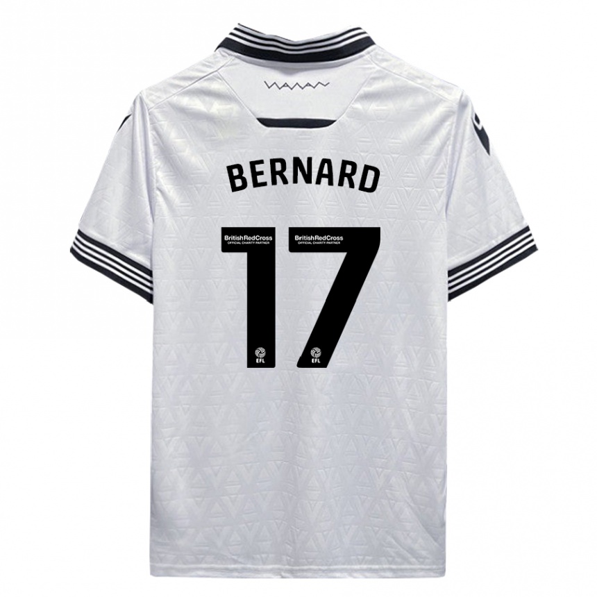 Niño Fútbol Camiseta Di'shon Bernard #17 Blanco 2ª Equipación 2023/24