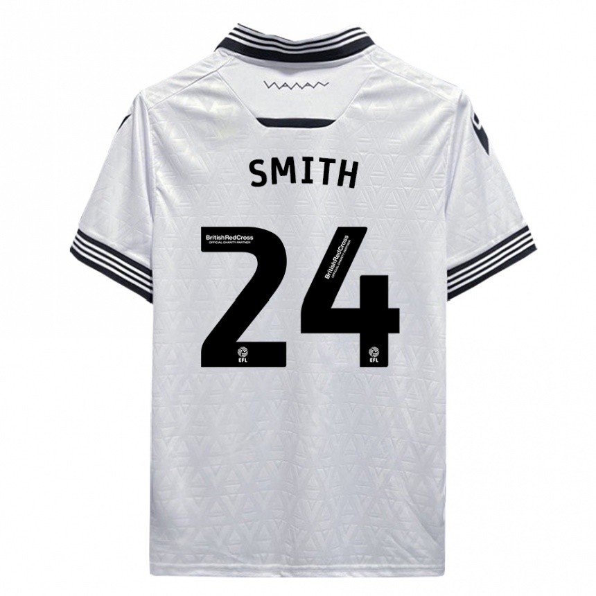 Niño Fútbol Camiseta Michael Smith #24 Blanco 2ª Equipación 2023/24