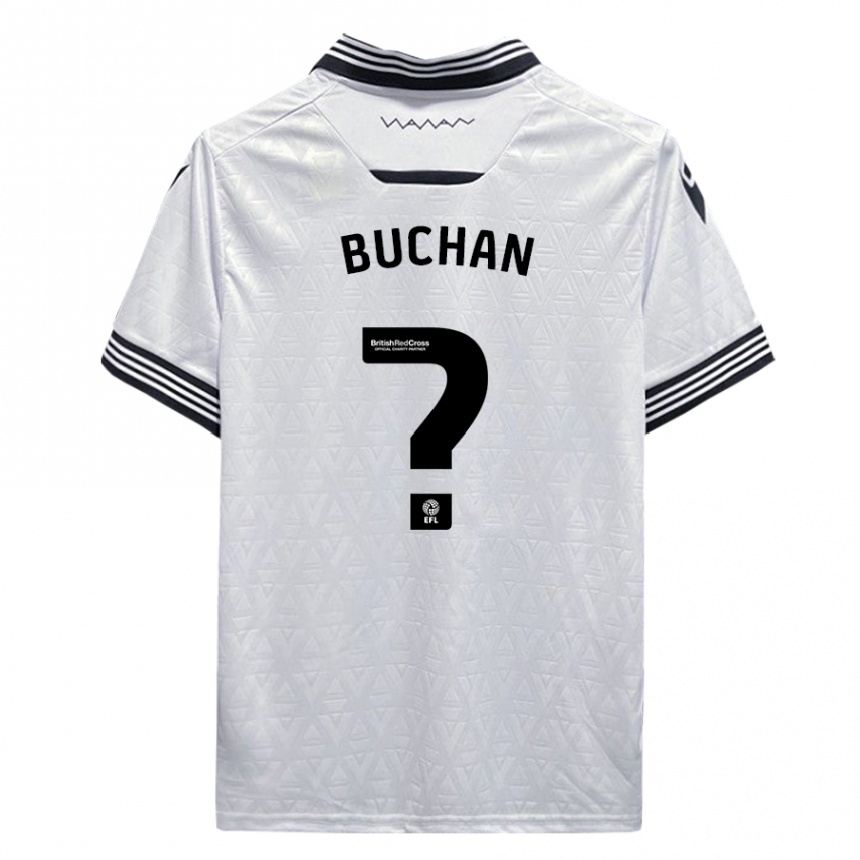 Niño Fútbol Camiseta Jay Buchan #0 Blanco 2ª Equipación 2023/24