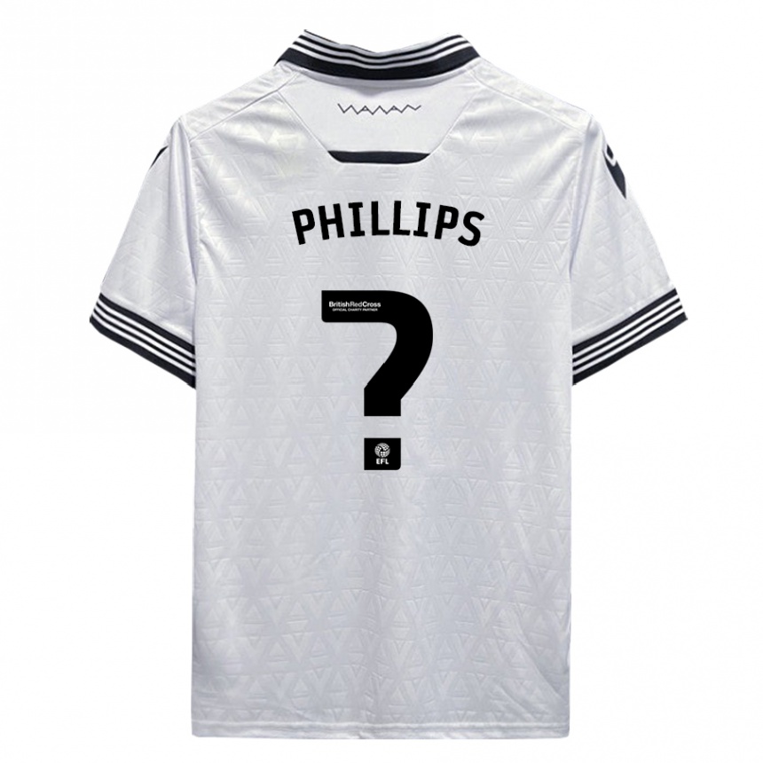 Niño Fútbol Camiseta Jack Phillips #0 Blanco 2ª Equipación 2023/24