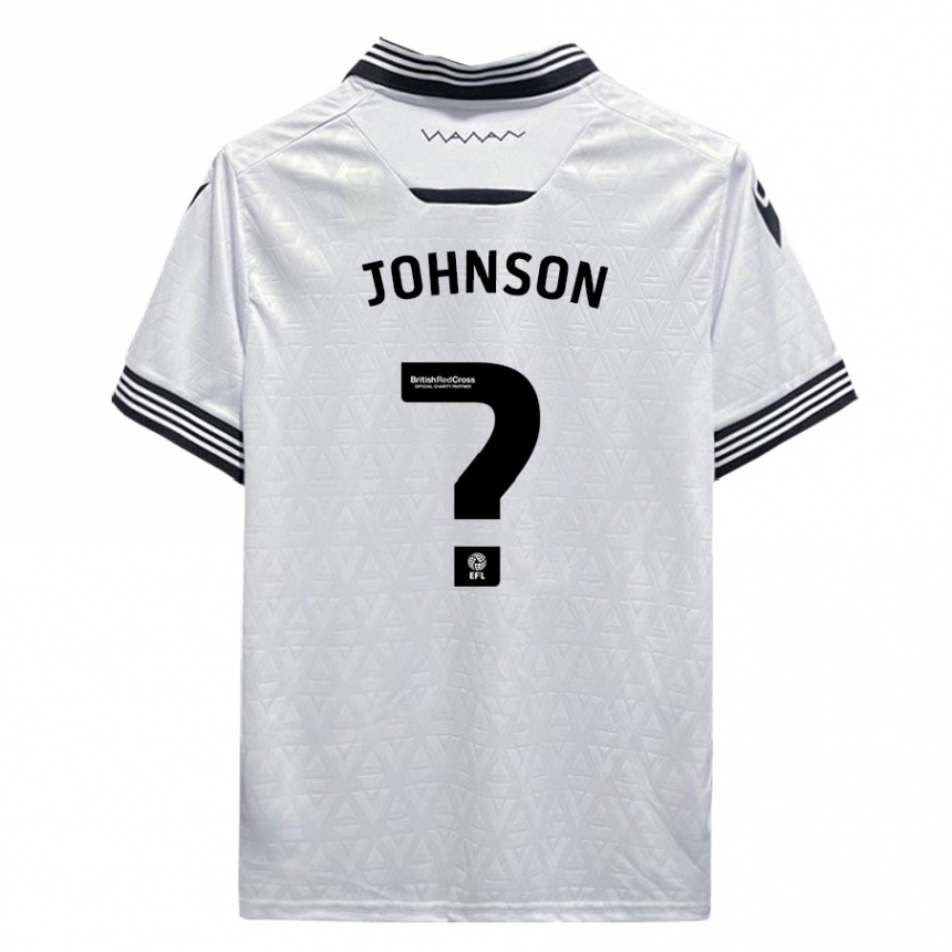 Niño Fútbol Camiseta Reece Johnson #0 Blanco 2ª Equipación 2023/24