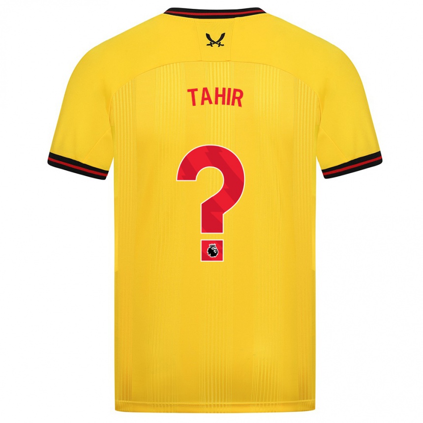 Niño Fútbol Camiseta Zain Tahir #0 Amarillo 2ª Equipación 2023/24