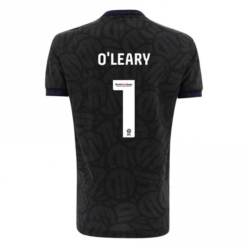 Niño Fútbol Camiseta Max O'leary #1 Negro 2ª Equipación 2023/24