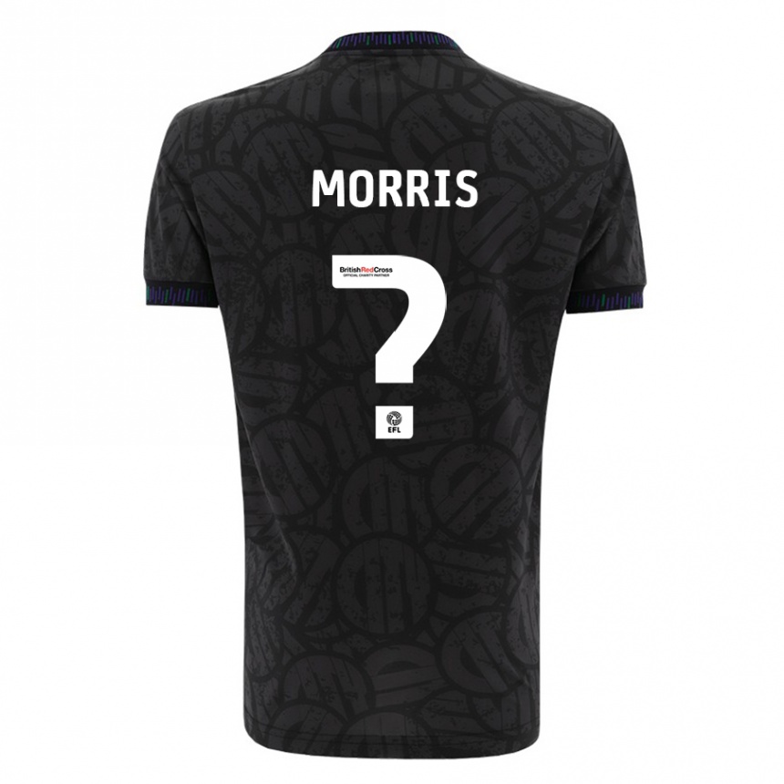 Niño Fútbol Camiseta Matt Morris #0 Negro 2ª Equipación 2023/24