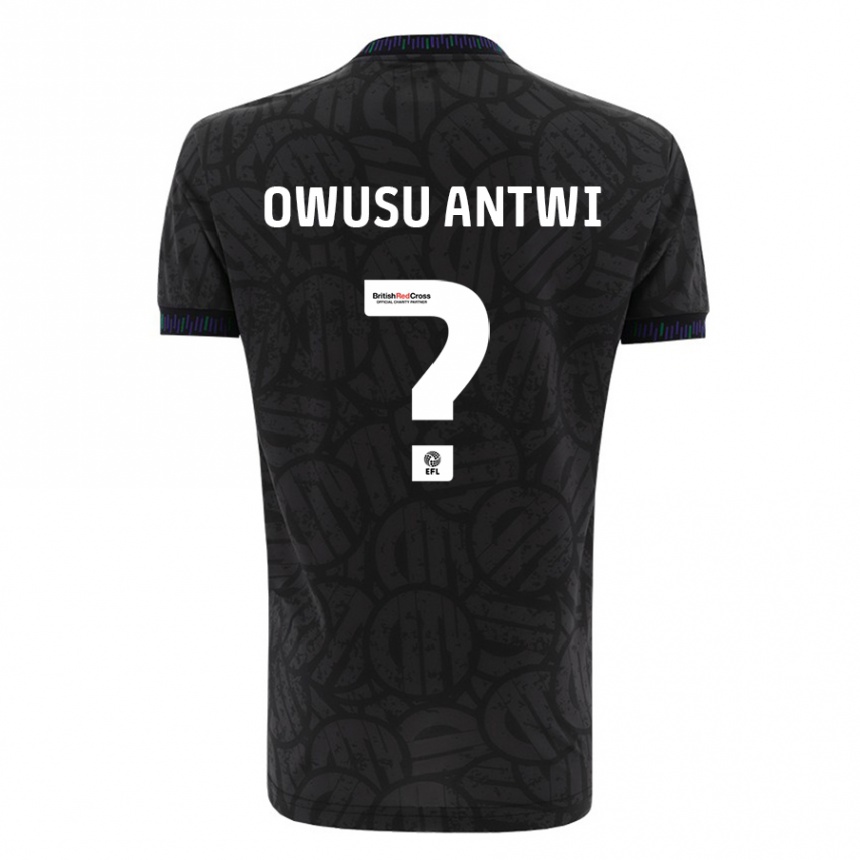 Niño Fútbol Camiseta Filbert Owusu-Antwi #0 Negro 2ª Equipación 2023/24